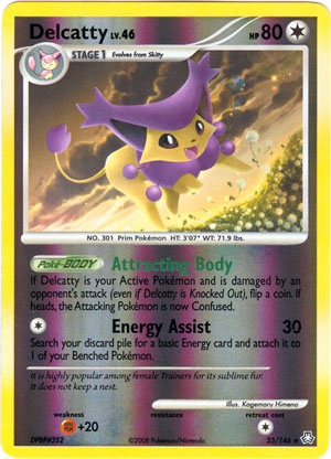 Delcatty - 23/146 - Rare - Reverse Holo